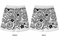 White flow shorts