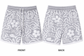 Gray flow shorts